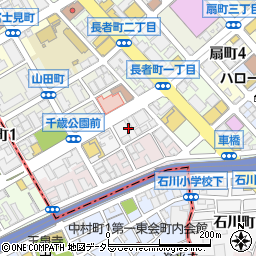 神奈川県横浜市中区千歳町周辺の地図