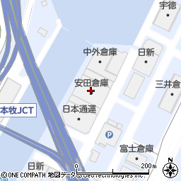 安田倉庫周辺の地図