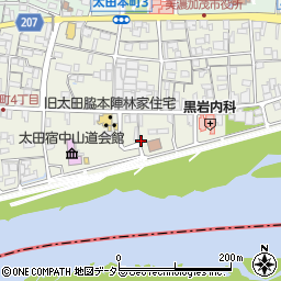 岐阜県美濃加茂市太田本町周辺の地図
