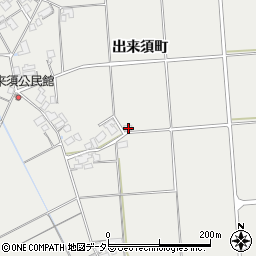島根県安来市赤江町出来須町827周辺の地図