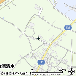 滋賀県高島市今津町深清水1193周辺の地図