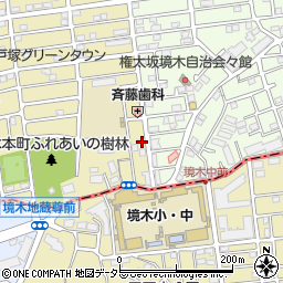 神奈川県横浜市保土ケ谷区境木本町1-33周辺の地図