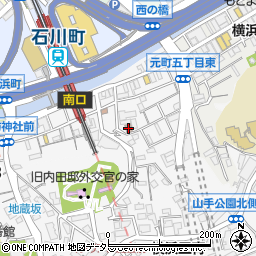 石川町１丁目町内会館周辺の地図
