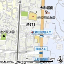 なごやかレジデンス高座渋谷周辺の地図