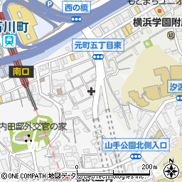 神奈川県横浜市中区石川町1丁目28周辺の地図