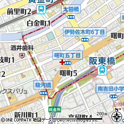 極真空手横浜道場周辺の地図