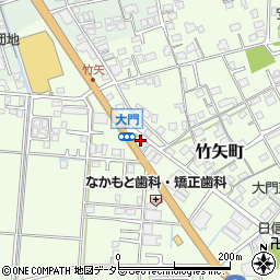 山陰中央新報　竹矢販売所周辺の地図