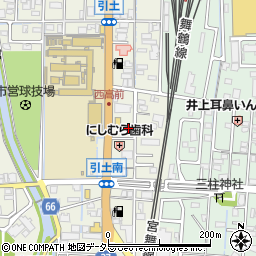 京都府舞鶴市引土83周辺の地図