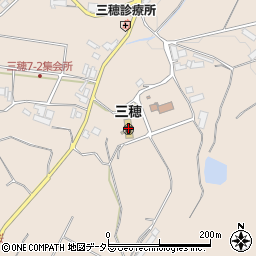 三穂保育園周辺の地図