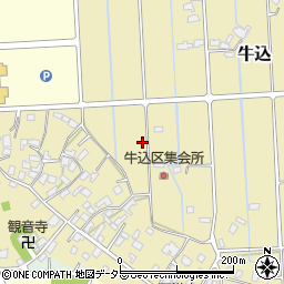 千葉県木更津市牛込周辺の地図