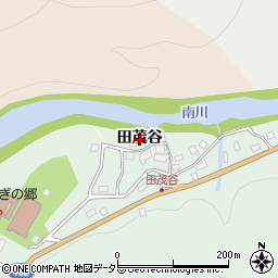福井県小浜市田茂谷周辺の地図