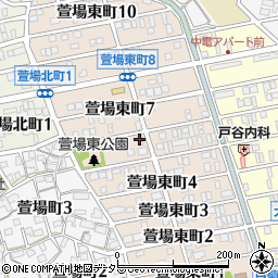訪問介護ステーションアイサポート岐阜周辺の地図