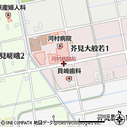 河村病院前周辺の地図