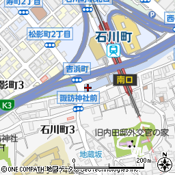 亀の橋周辺の地図