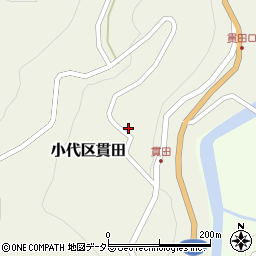 兵庫県美方郡香美町小代区貫田228-1周辺の地図