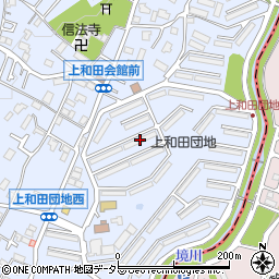 上和田団地２－７号棟周辺の地図