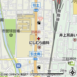 京都府舞鶴市引土76周辺の地図
