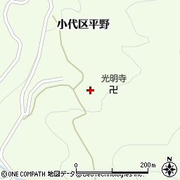 兵庫県美方郡香美町小代区平野245周辺の地図