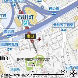 石川町駅前郵便局 ＡＴＭ周辺の地図