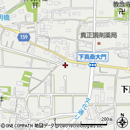 岐阜県本巣市下真桑737周辺の地図
