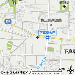 岐阜県本巣市下真桑734-1周辺の地図