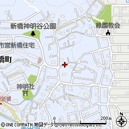 神奈川県横浜市泉区新橋町周辺の地図