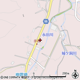 岐阜県恵那市長島町永田697-2周辺の地図
