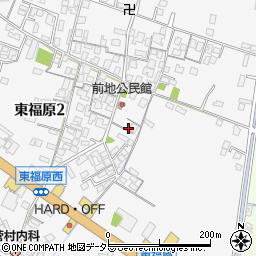 鳥取県米子市東福原2丁目15周辺の地図