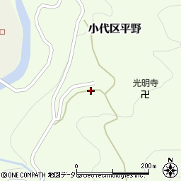 兵庫県美方郡香美町小代区平野191周辺の地図