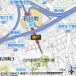 玄品ふぐ石川町の関周辺の地図