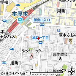 株式会社タウンハウジング　本厚木店周辺の地図
