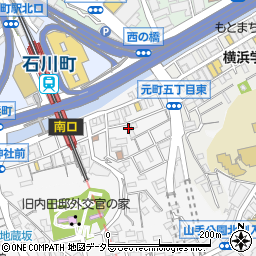 神奈川県横浜市中区石川町1丁目18-7周辺の地図