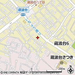 千葉県袖ケ浦市蔵波台6丁目11周辺の地図