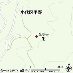 兵庫県美方郡香美町小代区平野252周辺の地図