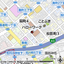 神奈川県横浜市中区寿町4丁目14周辺の地図