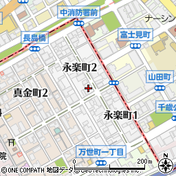 神奈川県横浜市南区永楽町周辺の地図