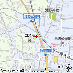 ワークマンプラス岐阜池田店駐車場周辺の地図