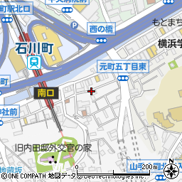 石川町デンタルクリニック周辺の地図
