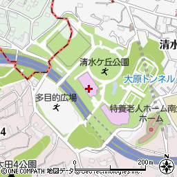 清水ケ丘公園プール周辺の地図