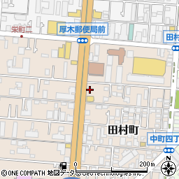 ナビパーク厚木田村町第１駐車場周辺の地図
