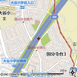 神奈川県海老名市国分寺台周辺の地図