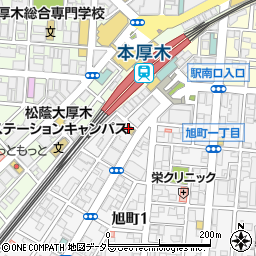 早稲田塾厚木校周辺の地図