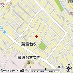 千葉県袖ケ浦市蔵波台6丁目周辺の地図