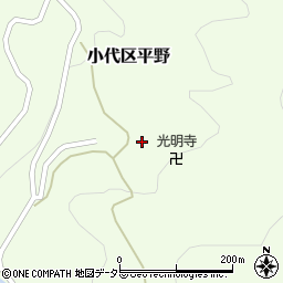 兵庫県美方郡香美町小代区平野253周辺の地図