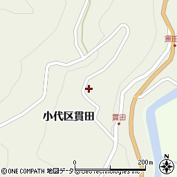 兵庫県美方郡香美町小代区貫田245-1周辺の地図
