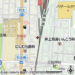 京都府舞鶴市引土87-2周辺の地図