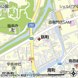 島根県出雲市平田町新町836周辺の地図