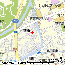 島根県出雲市平田町新町866周辺の地図