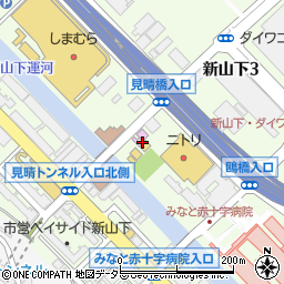元町中華街BBQスタジアム周辺の地図