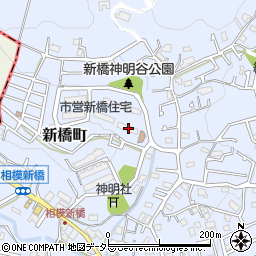 神奈川県横浜市泉区新橋町1407-1周辺の地図